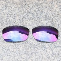 ☫❀✁ E.O.S Polarized Enhanced Replacement Lenses for Oakley Hijinx Sunglasses - Violet Purple Polarized Mirror