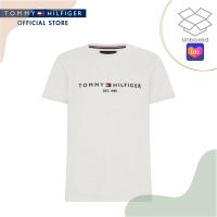 เสื้อยืดผู้ชายวินเทจ เสื้อยืดผู้ชายวัยรุ่น TOMMY HILFIGER เสื้อยืดชาย รุ่น MW0MW16171 สีขาว เสื้อยืดผู้ชายเกาหลี