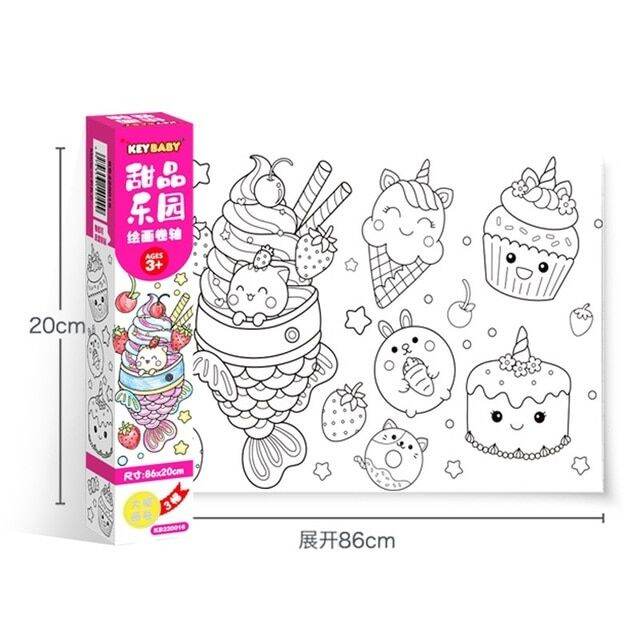 children-coloring-paper-roll-diy-drawing-roll-color-filling-paper-graffiti-scroll-paper-cut-for-kids-painting-educational-toy