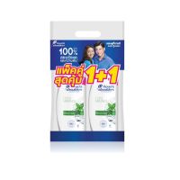 Head &amp; Shoulder Cool Menthol Shampoo เฮดแอนด์โชว์เดอร์ แชมพูคูลเมนทอล 370Mlx2