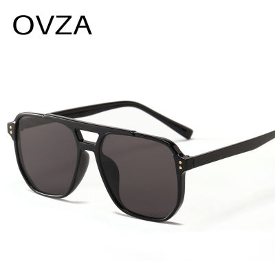 OVZA Punk Large Sunglasses Mens Fashion Sun glasses Women Brand Designer Gradient Lens Eyewear S016