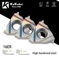 KaKarot MMT16ER 16ER AG55 AG60 NPT 11W 14W 19W 11BSTP 14BSTP Carbide Insert Thread Turning เครื่องมือสําหรับ SER CNC Lathe HRC55 ความแข็ง