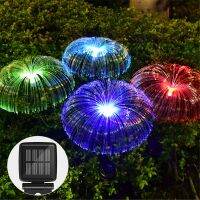 20/30CM LED Solar Light Outdoor Christmas Decor Garden String Light Patio Decor RGB Fairy Lamp Solar Fiber Optic Jellyfish Lamp