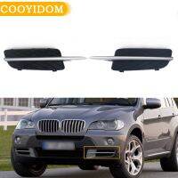 Newprodectscoming Car Front Bumper Grille Insert Trim Fog Light Cover Frame For BMW X5 E70 X6 E71 2007-2010 Fog Lamp Grill Frame Panel Cover