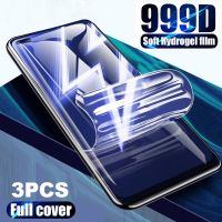 [CNIU digital accessories] 3ชิ้น Hydrogel ฟิล์มสำหรับ Oppo A72 A52 A92 A54 A74 A94 A15 A53 A76ป้องกันหน้าจอ