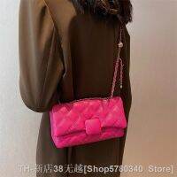 hot【DT】▦  2022 New Rhombic Lattice Chain Fashion Small Messenger Crowd Crossbody for