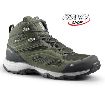 [พร้อมส่ง] รองเท้าสำหรับใส่เดินป่าบนภูเขา Mens Waterproof Mountain Hiking Shoes MH100 Mid