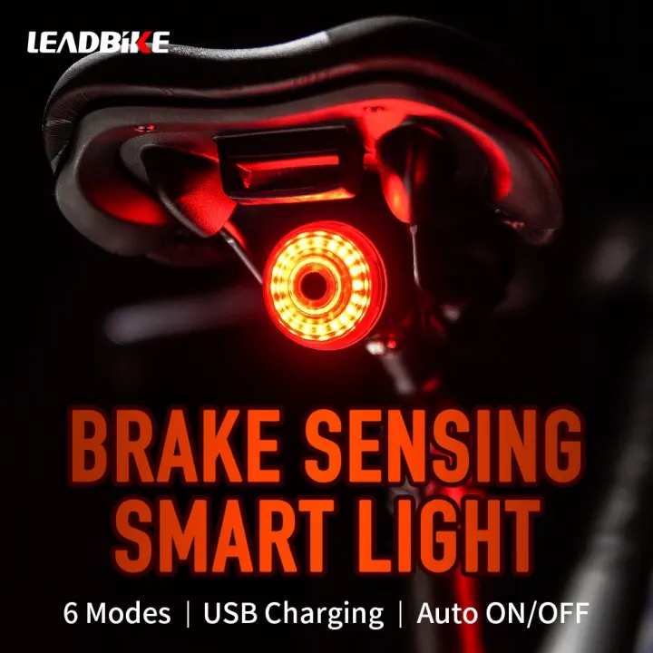23973円 [正規販売店] XOSS Smart Brake Tail Light Rear Bike Lights USB Rechargeable Lig