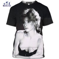 Mamba Top French Star Singer Mylene Farmer TShirt Men Women  3D Print Harajuku Milk Silk Tee Sexy Summer Short Sleeve Streetwear