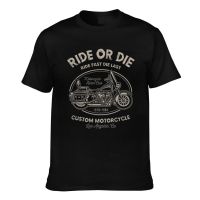 Custom Printing Ride Or Die Motorcycles Biker Vintage Bopper Krad Chopper Tshirts Mens Gifts