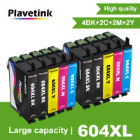 Plavetink 10PCS สำหรับ Epson T604 604XL T604XL ตลับหมึกสำหรับ Epson Expression Home XP-2200 XP-2205 WorkForce