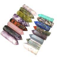 Natural Healing Crystal Tower 1.96-2.36in(5-6ซม.) Single Point Chakra คริสตัลหิน Wand สมาธิ Energy Collection บนกระดาน