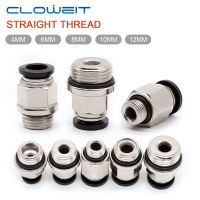 GPC Air Pneumatic Fitting Quick Connector 4-M5 6-M5 4mm 6mm 8mm 10mm 12mm Male Thread 1/4 1/2 1/8 3/8 Compressed Hose Tube Pipe Hand Tool Parts Access