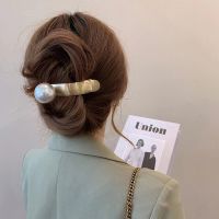 Lucky spring กิ๊บหนีบผมวงรีประดับด้วยเพชร สไตล์หรูหราkorean hair clip beautiful rhinestone hair pin