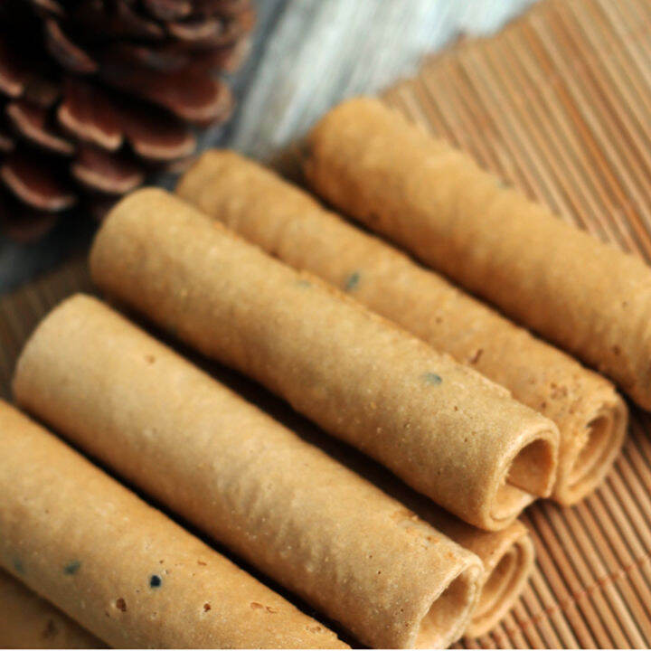 1kg Bánh Ống Mè - Bánh quế hương Vani siêu ngon - món ăn vặt tuổi thơ ...