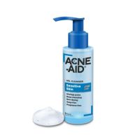 มาใหม่ Acne-Aid Gel Cleanser Sensitive Skin  Deep Pore Cleansing 100ml.เจลใส คลีนทุกรูขุมขนอย่างอ่อนโยน