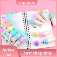 ปากกาเน้นข้อความการ์ตูนพลาสติก RUPANBO039392692เป็นของขวัญปากกาเรืองแสงหลากสีอุปกรณ์การเรียนน่ารักปากกาสมุดวาดรูปนักเรียน