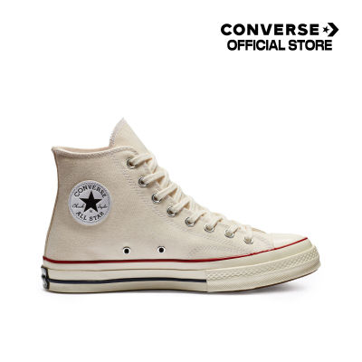 Converse รองเท้าผ้าใบ Sneakers คอนเวิร์ส CHUCK 70 HI ผู้ชาย ผู้หญิง unisex สีขาว เนื้อ 162053C 162053CF1CMXX
