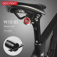 GACIRON W10-BS Waterproof Bike Tail Warning Light USB Charging Brake Sensor Taillight MTB Road Cycle Rear Led Bycicle Back Light