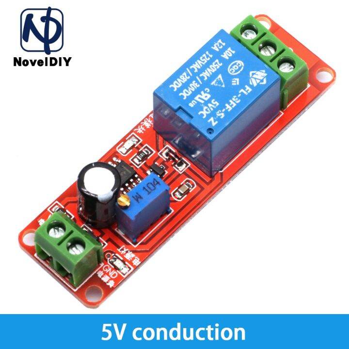 รีเลย์-dc-5v-12v-รีเลย์หน่วงเวลาเวลารีเลย์-ne555รีเลย์จับเวลารีเลย์รถปุ่มควบคุมเวลารอบการสร้างชีพจร