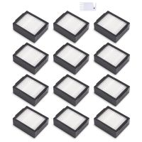 12 Piece HEPA Replacement Filters Filter For Irobot Roomba E5 E5154 E6 I7 I7+ I7156 I1 I3 I4 I8 (Not For Combo J7+), Filter HEPA