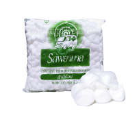 COTTON BALLS สำลีก้อน ตรารถพยาบาล สำลีบริสุทธิ์ 100% (ขนาด 0.35) 450 กรัม 1 แพ็ค