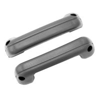 1Pair Gray Outer Door Handle Pull Car Door Armrest Grab Door Armrest Handle Trim for Nissan Datsun Big-M D21 1986-1997 80940-15G00 80941-15G00