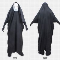 SATCOPY No Face Man Anime Miyazaki Hayao Spirited Away Cosplay Cloak Full Set Halloween Costume