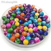 6mm-20mm Round Shape Beads Jewelry Making Acrylic Beads Multicolor Loose Bead Jewelry DIY Accessory YKL28-35