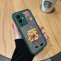 เคสเคสโทรศัพท์ Infinix Note 12 Pro 5G Samsung Galaxy S21 FE 5G เคสมือถือแบบแข็งสพันชบ็อบสแควร์แพนท์ Spong Bob มีน้ำค้างแข็งโปร่งใสกันกระแทกกล้องคลุมทั้งหมดปกป้องเคส