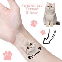 hot！【DT】♙  Personalized Temporary Sticker Tatoo Make Your Own Custom Design Logo Wedding P G0W6