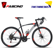 Xe đạp đua FASCINO FR-700 thiết kế đẹp mắt, phanh đĩa cơ an toàn, chính xác