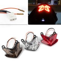 ❡ Motorcycle 12V Integrated Rear Brake LED Tail Stop Light Lamp for Kawasaki Z800 Z125 ZX 6R ZX6R Taillights w/ Signal Lamp