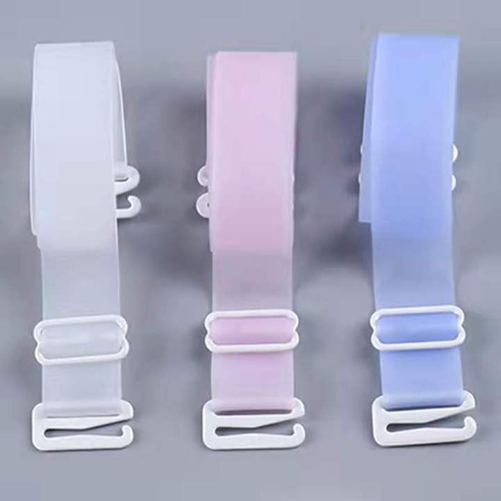 Women Silicone Clear Bra Straps Soft Invisible Transparent Backless Bra  Extender