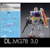 Water Decal ดีคอลน้ำ MG1/100 RX78-2 Ver.3.0 GUNPLA EXPRESS