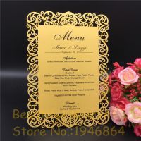 12x17cm Laser Cut Love Table Place Card Wedding party menu card Wedding Favor Party Decoration diy Guest Place Cards 20 pcs/lot