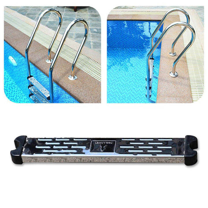 LO【Ready Stock】Stainless Steel Swimming Pool Step NonSlip Replacement