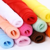 5meters/lot Soft Tulle Mosquito Net Gauze Organza Fabric Solid Color Curtain Mesh Ground Tulle Roll For Wedding Decoration Colanders Food Strainers