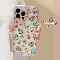 fall arrest airbag adorable animal tpu silicone case for iphone 11 12 13 14 pro max plus