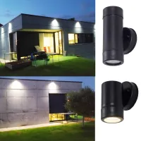 Wholsale Led Wall Light With Gu10 Socket Wall Lamp Outdoor Ip65 Wateroof Outdoor Building Porch Up Down Wall Sconce Lighting