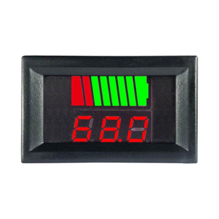 Electric Vehicle Voltage Meter Digital Battery Voltage Meter for 12V 24V 36V 48V 60V Electric