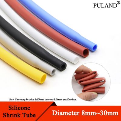【YF】♨◄  Silicone Shrink Tube 0.8 30mm Diameter Cable Sleeve Insulated 2500V Temperature Soft Wire Wrap Protector