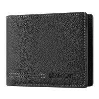 【CC】 Men New Minimalist Wallet Ultra-thin Leather Multi-slot Designed