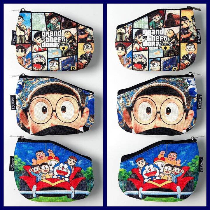 DORAEMON Art Wallets by RCCWorks Projects on High Quality Heavy Oxford