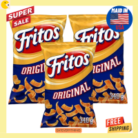 2packs  Fritos Corn Chips Regular 312g ฟริโตส สกู๊ป คอร์น ชิพส์ ข้าวโพดอบกรอบ ขนม ขนมขบเคี้ยว ขนมทานเล่น  Best Seller