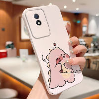 เคส Case4you สำหรับ Vivo Y02A Y02T Allinclusive กรณีโทรศัพท์ฟิล์มน่ารักการออกแบบไดโนเสาร์เปลือกแข็งเคสป้องกันทนแรงกระแทกกล้องคลุมทั้งหมด