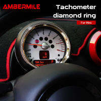 AMBERMILE เพชรสำหรับ Mini Cooper R56 R60 C Ountryman อุปกรณ์เสริมรถแดชบอร์ด T Achometer แหวนตกแต่งปกตกแต่งภายในตัด