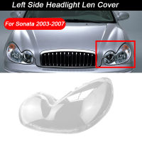 for Hyundai Sonata 2003-2007 Car Side Headlight Clear Lens Cover Head Light Lamp Lampshade Shell