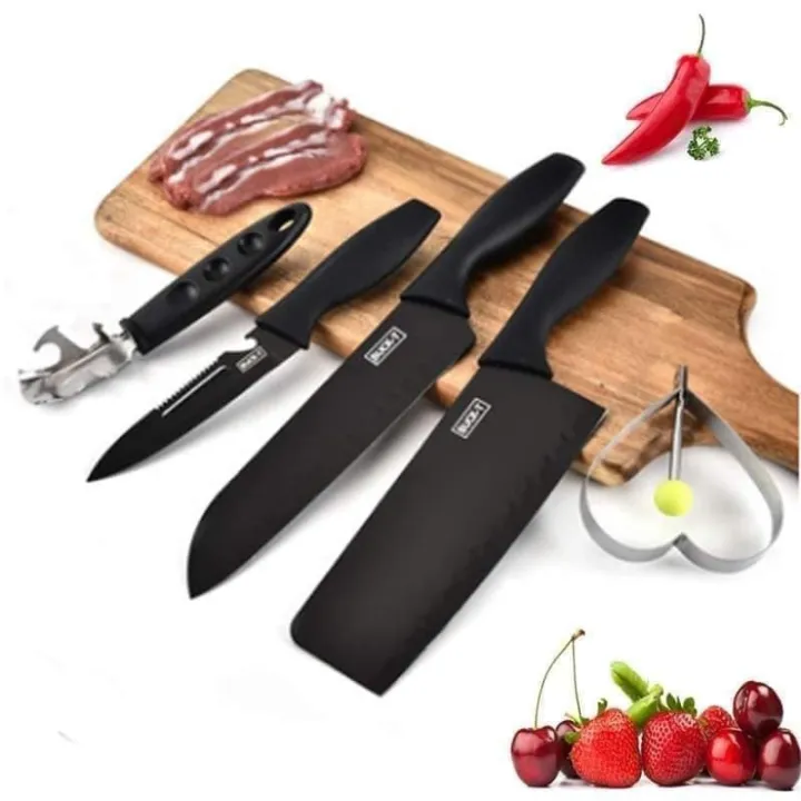 Original Best BuckI Complete Knife Set (5 pcs/set) Stainless Steel