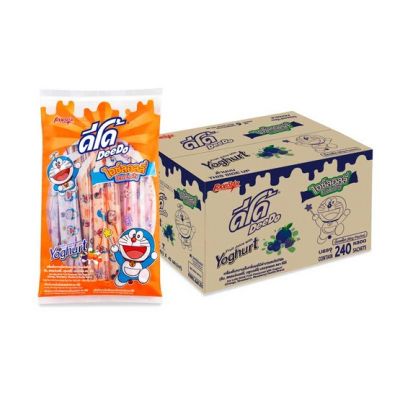 (ยกลัง) Deedo Ice lolly  ดีโด้ เครื่องดื่มหวานเย็นกลิ่นผลไม้ต่างๆ ผสมโยเกิร์ต 1 แพค 540 มล.